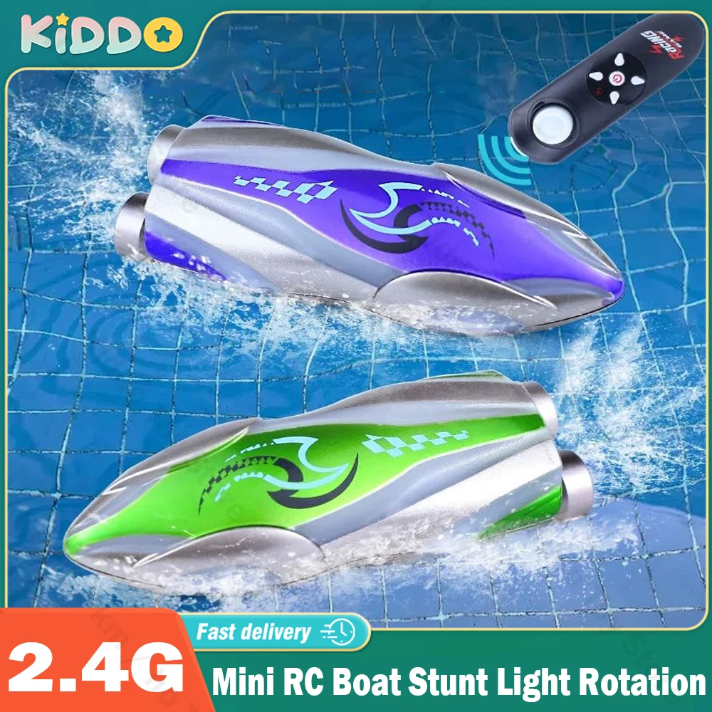Мини-лодка с дистанционным управлением и вращением на 360 градусов