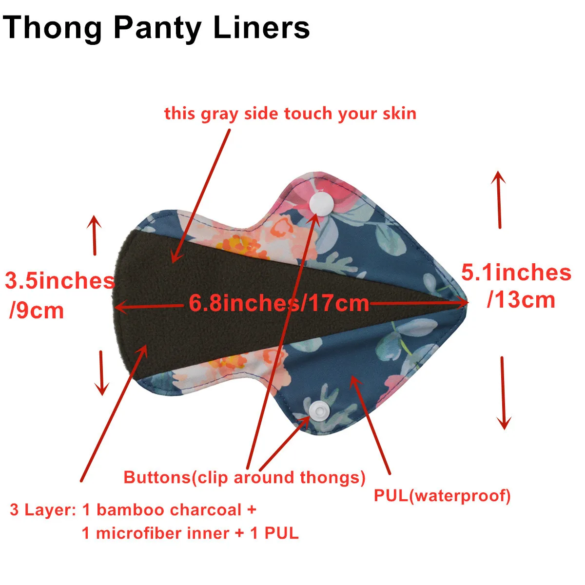 Прокладки для беременных Sigzagor с бамбуковым углем микрофиброй материал PUL