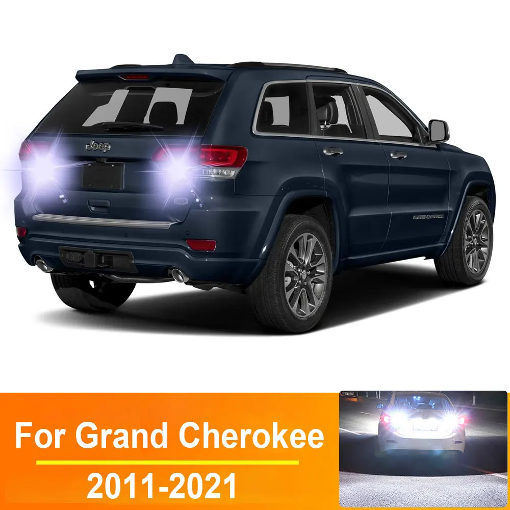 

2 шт. для Jeep Grand Cherokee 2011 2013 2014 2015 2016 2017 2018 2019 2020 2021 светодиодная резервная лампа заднего хода Canbus