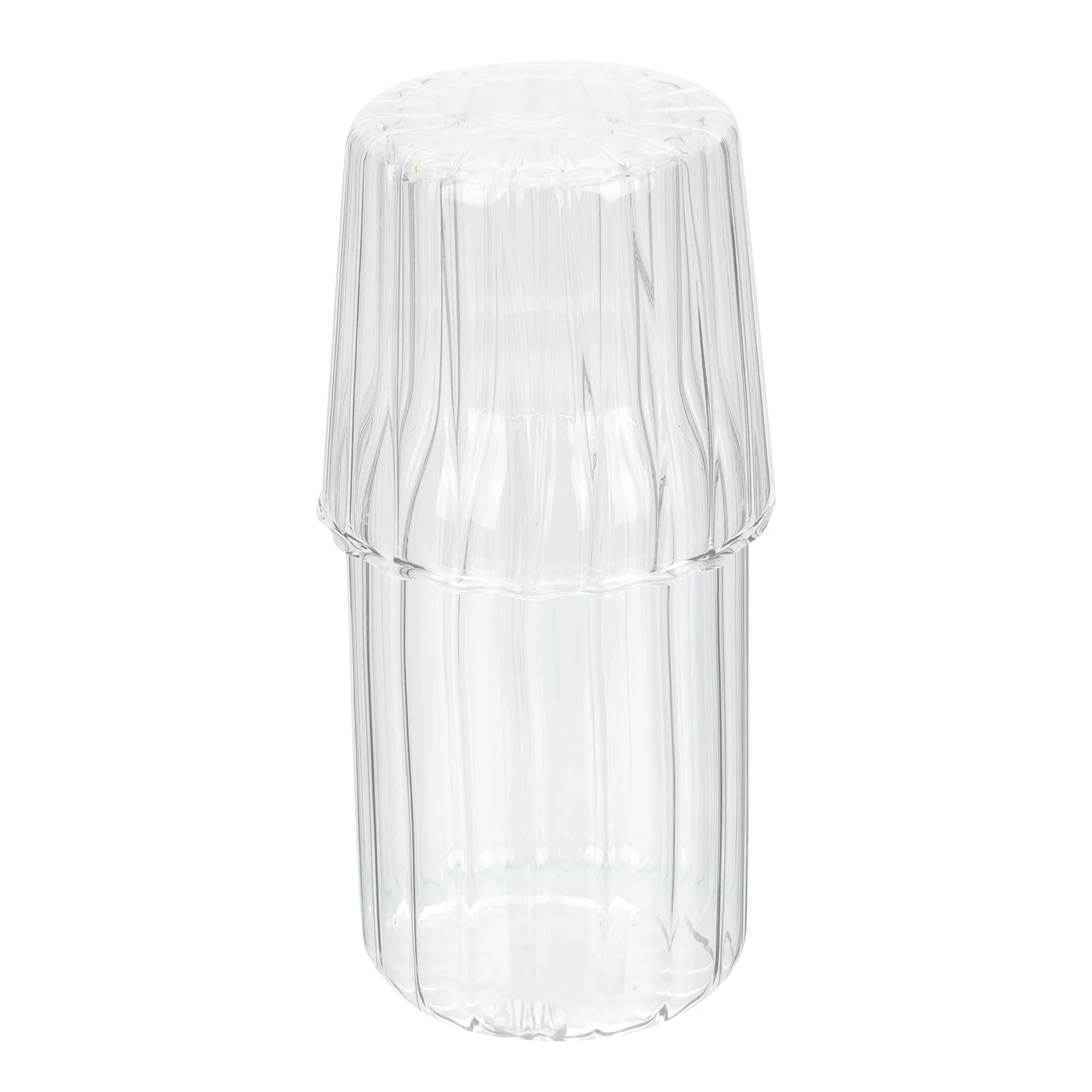 

Waterpitcher Jug Bedsidecup Teadecantericed Beverage Glasses Bottle Nightstand Lemonade Tumbler Set Dispensermilk Drink Washer