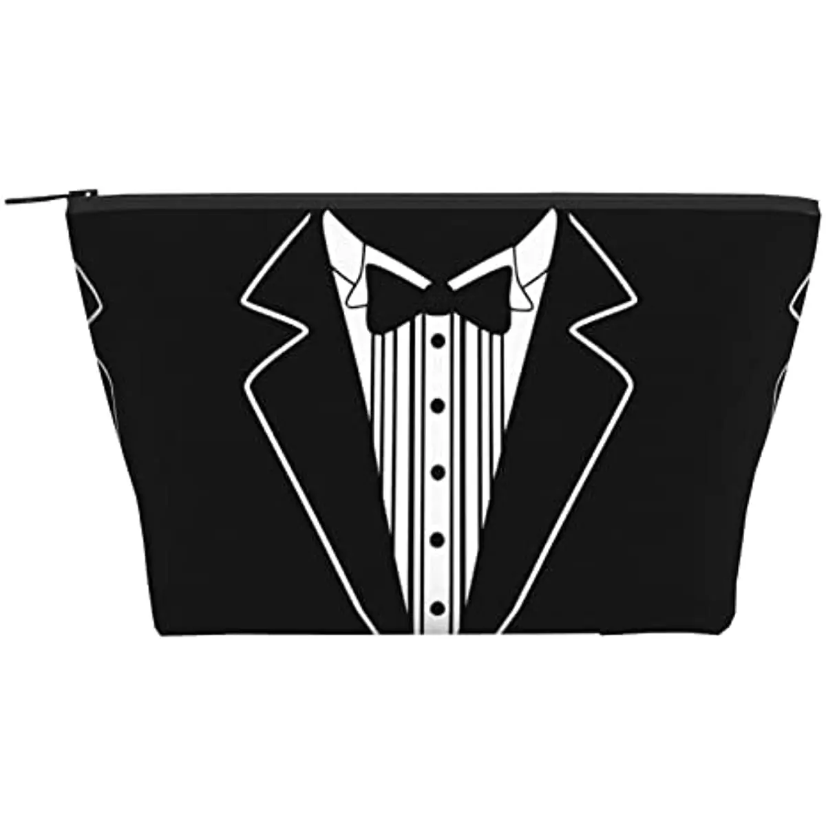 

Cool Tuxedo Trapezoid Makeup Storage Bag Pouch Ladies Travel Protable Toiletry Bag Travel Folding Eco Friendly