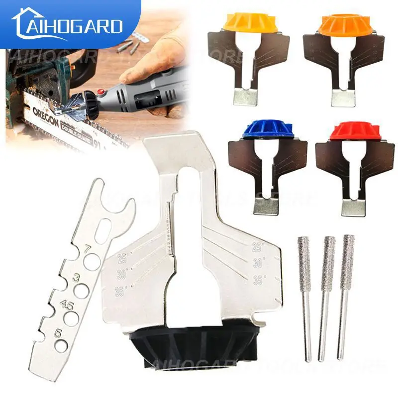 

Sharpening Accessory Attachment Chain Saw Tooth Grinding Tools Electric Grinder Accessories for Outdoor Garde