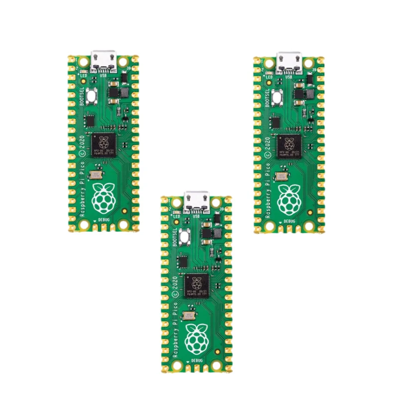 Гибкая плата микроконтроллера Raspberry Pi Pico на основе двухъядерного процессора RP2040