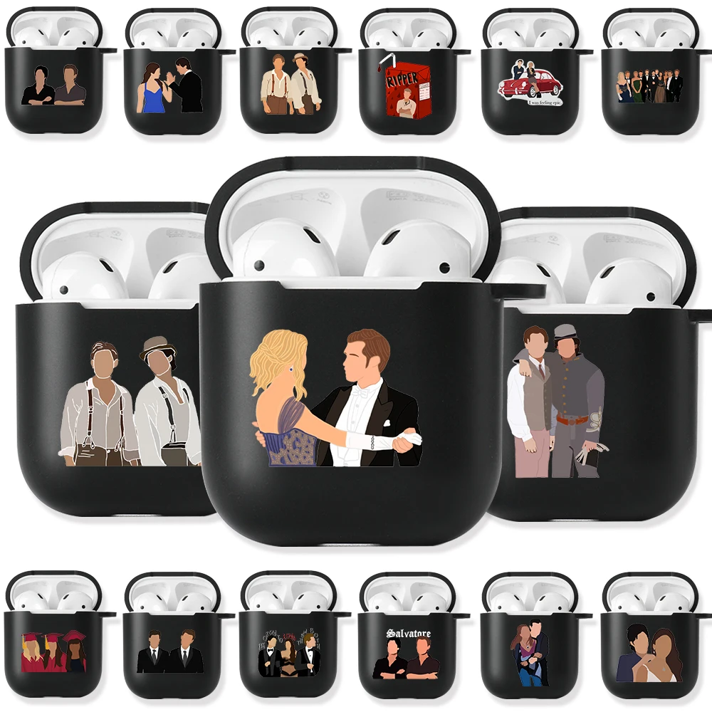 

Мягкий силиконовый чехол "Дневники Вампира" для Airpods Pro 3 2 1, Деймон Елена Стефан, чехол для наушников, чехол для Airpod