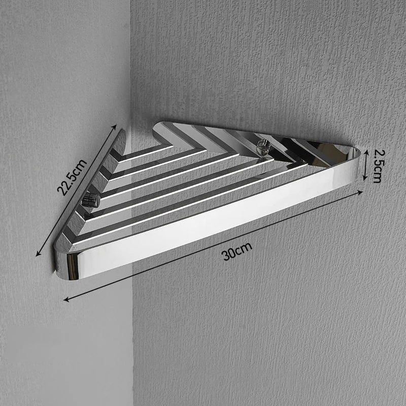 

Угловая полка ELLEN HOMEDECOR из нержавеющей стали