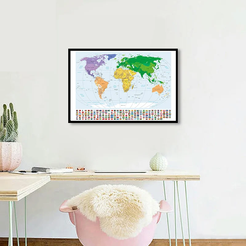 Рисунок 5 - Карта мира 59*42 см