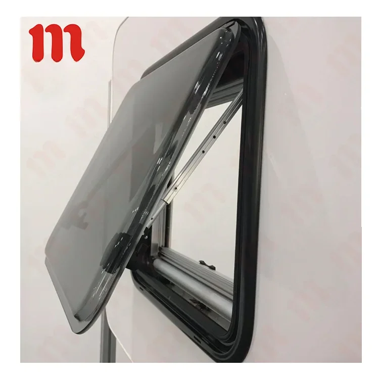 1200x500 мм алюминиевое боковое окно с заглушкой