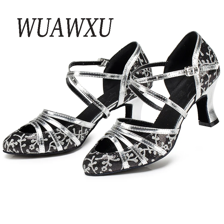 NATASHA2023 Golden Spring and Summer New Indoor Dance Shoes Friendship Dance Shoes Adult Dance Shoes Medium High Heel Shoes