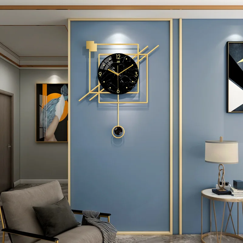 

Clock Hanging Clock Living Room Light Luxury Modern Simple Personalized Creative Art Clock Hanging Wall Fashion Home Decoration