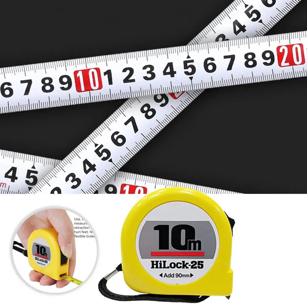

Portable Tape Measure 2m 3m 5m Household Steel Measuring Tape Automatic Locking Ring Ruler Stainless Steels Thickened