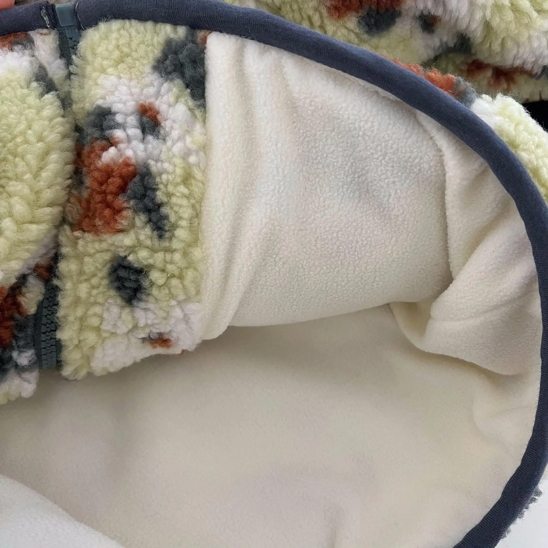 Плотная теплая хлопковая куртка из овечьей шерсти для детей зимняя модная мягкая