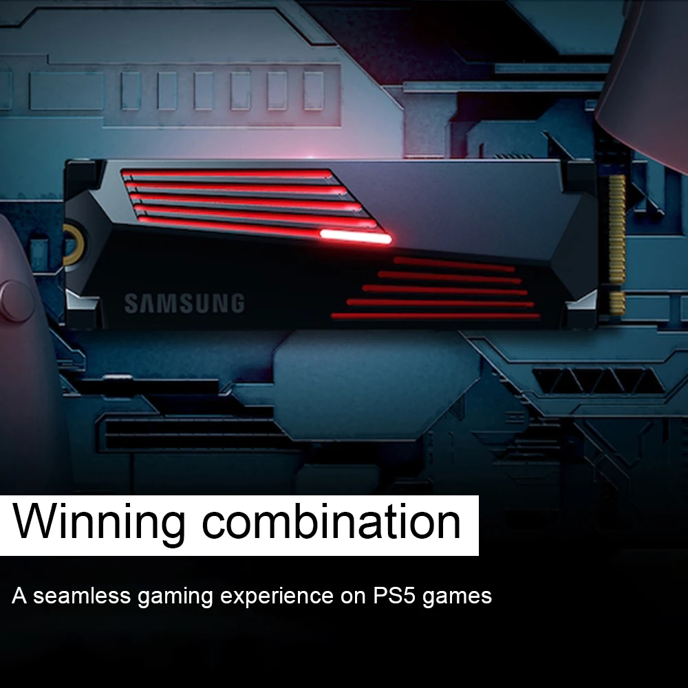 SAMSUNG 990 PRO с радиатором SSD 1 ТБ 2 4 PCIe Gen 0x4 Твердотельный накопитель NVMe 0 M.2 2280