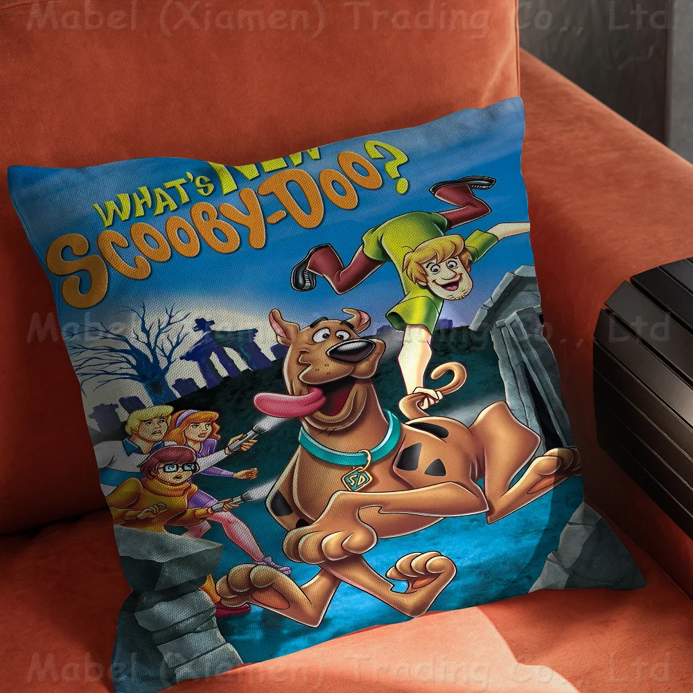 S-Scooby D-Doo персонализированный чехол для подушки детская спальня дикий декор