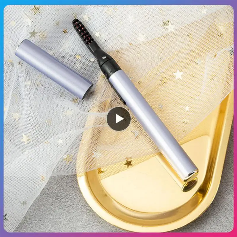 

Electric Heated Eyelash Curler Make Eyelashes Curler Quick Heating Natural Eyelash Curler Long Lasting Makeup Cosmetics Tools