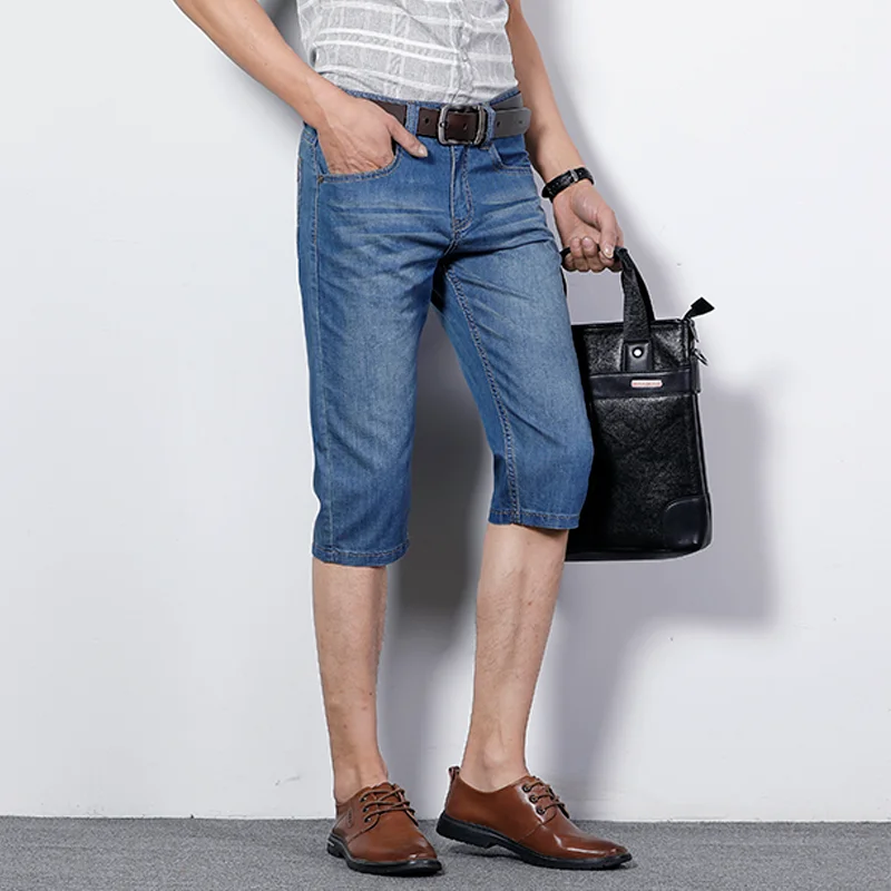 Baggy Jeans 40 Plus Size Denim Jeans Mens Shorts Jeans High Quality Casual Pants Denim Trousers Fashion Male 2022 New Summer