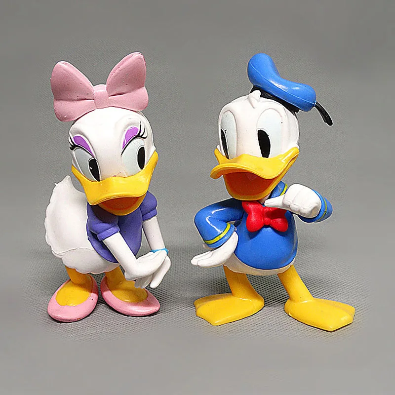 

Disney Mickey Mouse Clubhouse Donald Duck Daisy Doll Gifts Toy Model Anime Figures Collect Ornaments