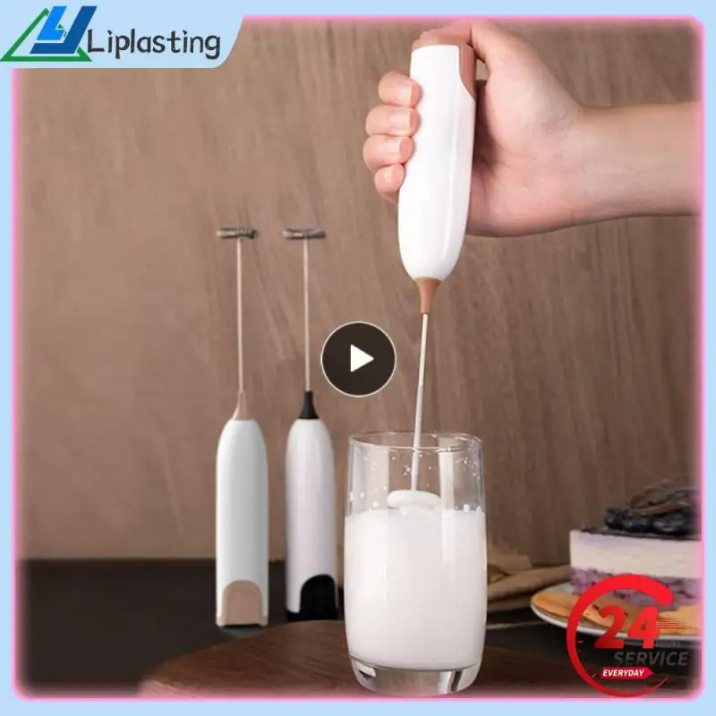 

1~8PCS Electric Milk Frother Kitchen Drink Foamer Whisk Mixer Stirrer Coffee Cappuccino Creamer Whisk Frothy Blend Whisker Egg