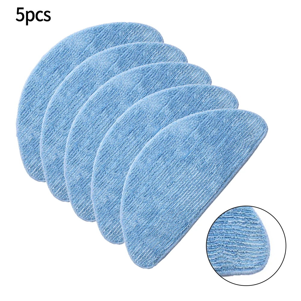 5 Pack Mopping Pads Replacement For Zigma Spark 980/981 Vacuum Robot Cloths Spare Part Dust Cleaning Pads Mop Cloths