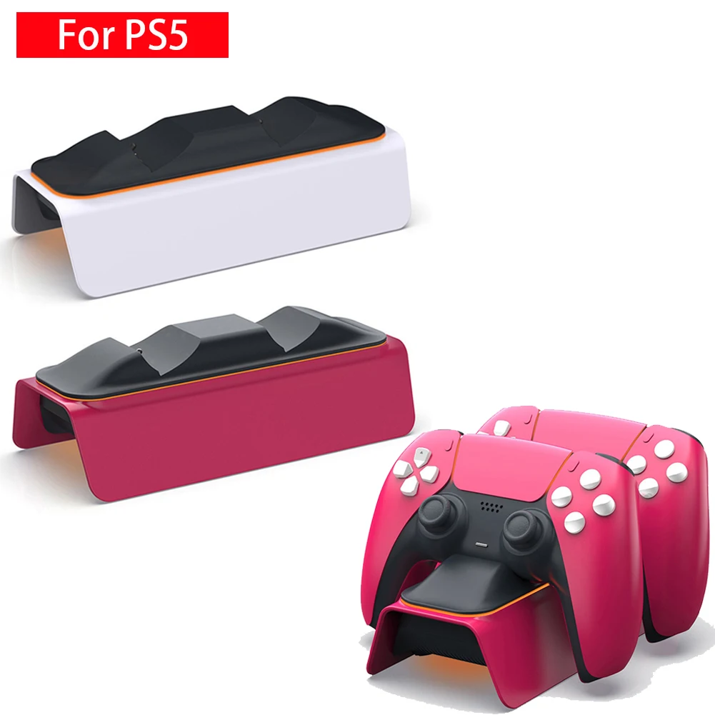 

Новое зарядное устройство для игрового контроллера Sony Playstation 5, док-станция с двойной зарядкой USB для PS5, беспроводной геймпад, джойстик, быст...