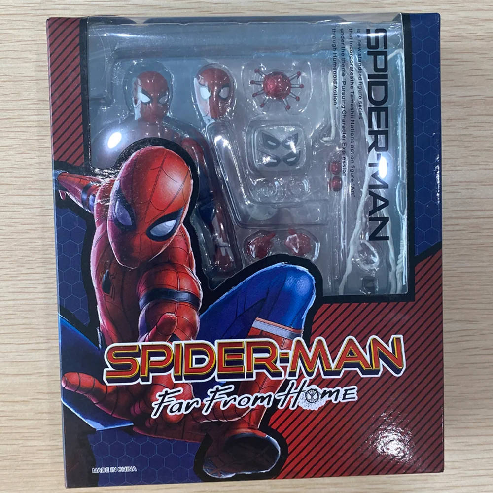 

Marvel 2022 New Avengers SHF Spider Man Upgrade Suit PS4 Game Edition SpiderMan Action Figure Collectable Model Toy