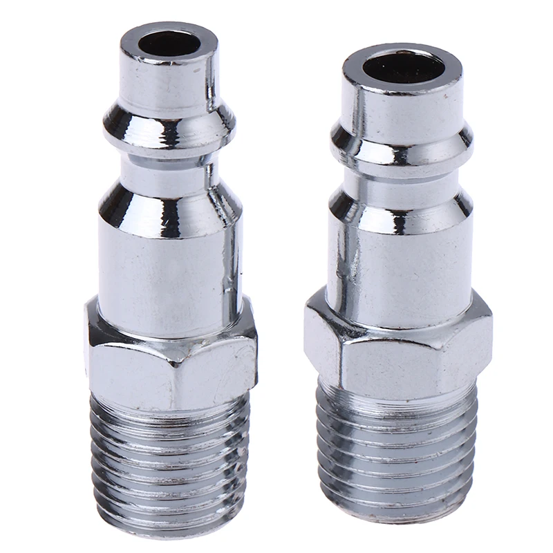 

High Quality 1/4" External Thread Pneumatic Quick Coupling Male Connector EU/US Style Pneumatic External Thread Quick Connector
