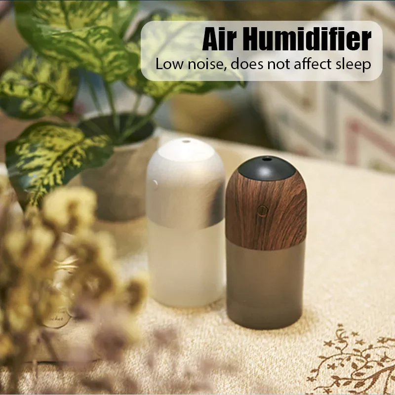 

Portable 300ml Air Humidifier Aroma Oil Humidificador for Home Car Luxury USB Cool Mist Sprayer with Soft Night Light Purifier