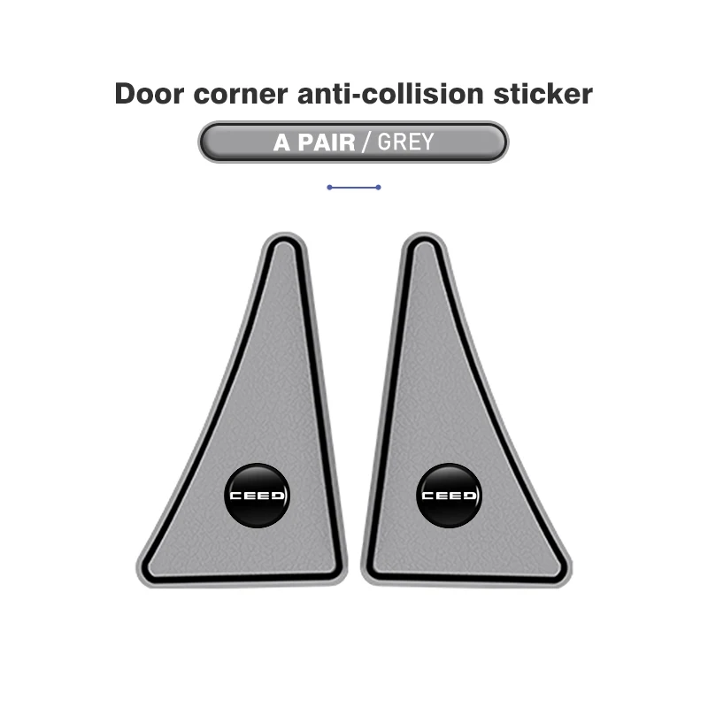 

2 шт., угловой бампер для двери автомобиля, защита от царапин для KIA Ceed ED 2006 2007 2008 2009 2010 2011 2012