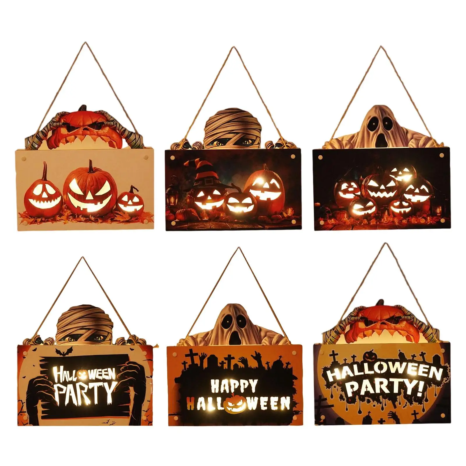 

Хэллоуин подвесной знак настенный Хэллоуин дверной Венок Вешалка фото реквизит