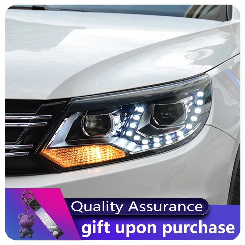 

Автомобильные аксессуары Фары для VW Tiguan 2013-2016 фары Противотуманные фары Дневные ходовые огни DRL светодиодсветодиодный Биксеноновая лампа