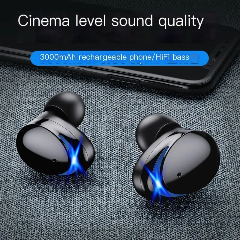 

New Wireless Bluetooth Headset TWS-T8 High Sound Quality Binaural In-Ear HIFI Headphone With Dgital Display Bluetooth Earphone