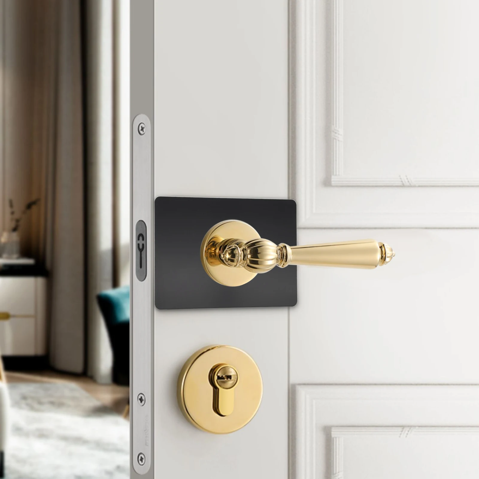 Пластина из нержавеющей стали для ремонта дверей засов дверная ручка шариковый