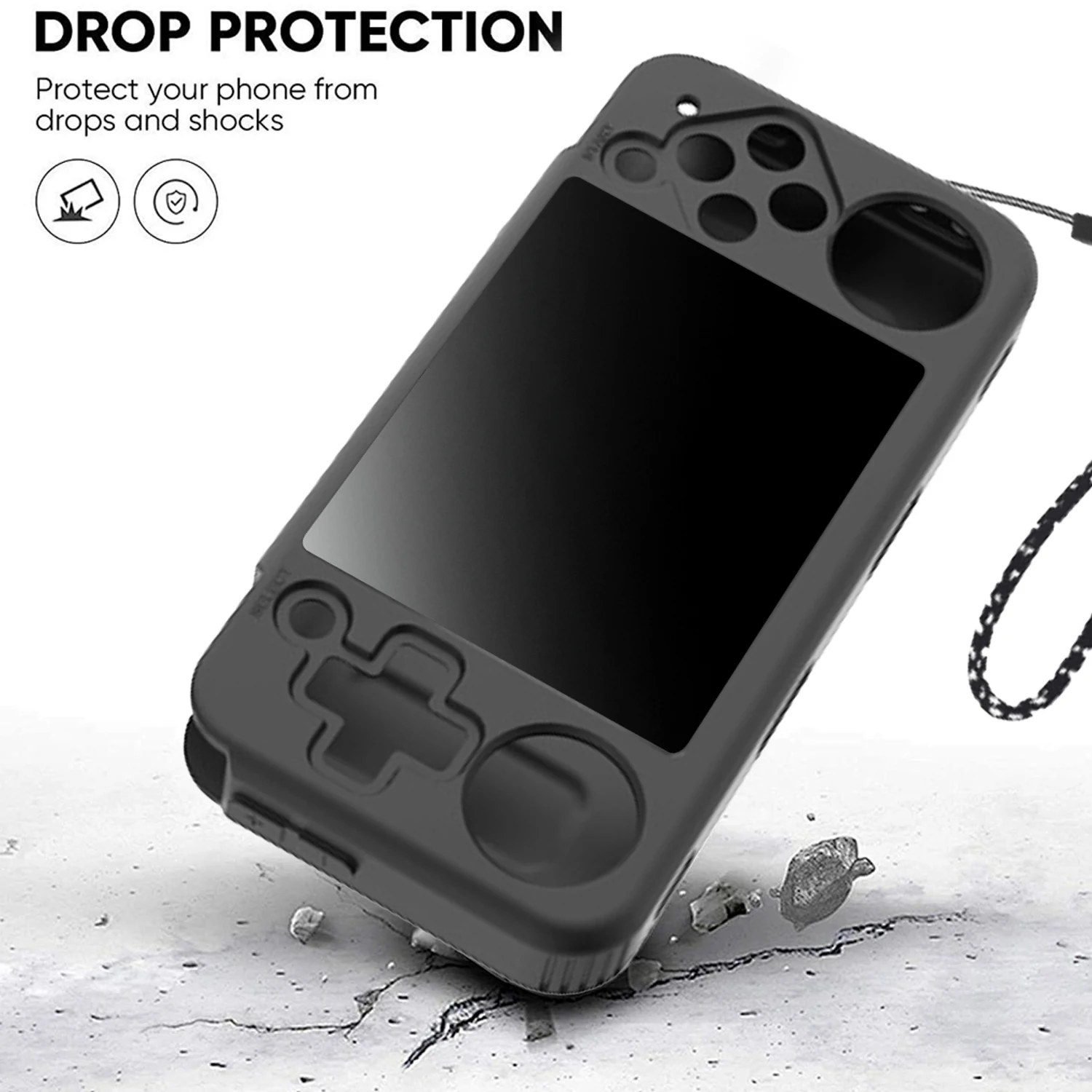 Мягкий силиконовый сменный чехол для ANBERNIC RG35XX H ретро портативная игровая