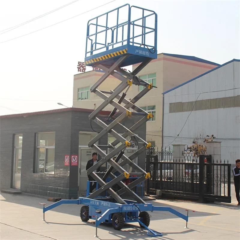 Гидравлический подъемник YG электрические леса мобильная аккумуляторная рабочая