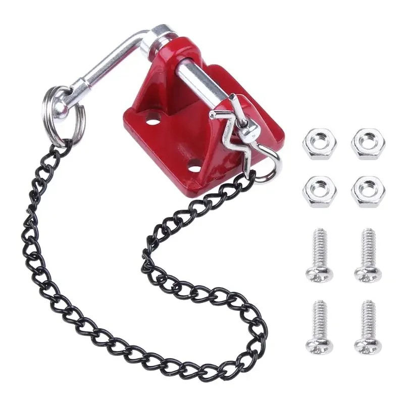 _/10 Rc Rock Crawler металлическая буксировочная Скоба крюк прицепа для Axial Scx10 90046 Tamiya Cc01