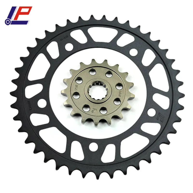 

LOPOR 525 CNC 17T/41T Front Rear Motorcycle Sprocket for KAWASAKI KLV1000 KLV 1000 2004 2005 2006