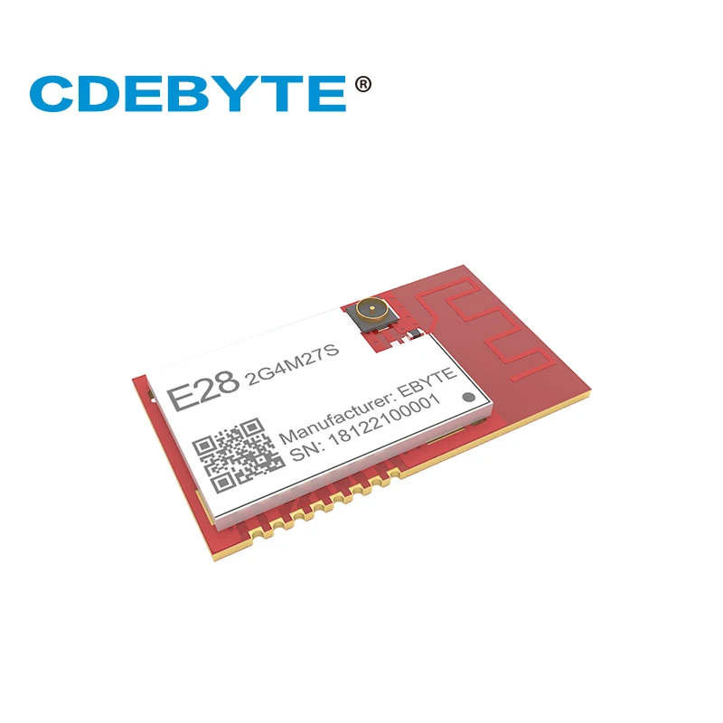 SX1280 BLE+LoRa 2.4GHz IoT wireless transceiver module FLRC GFSK E28-2G4M27S CDEBYTE 27dBm 500mW high power 8km rf module