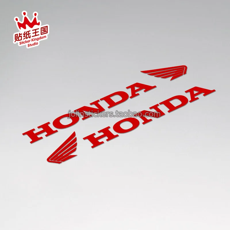 

1 pair For Honda CBR1000 CBR600RR CB1000R CB1100 CB650F CBR300R VFR1200 motorcycle motor bike Waterproof Reflective Sticker 05