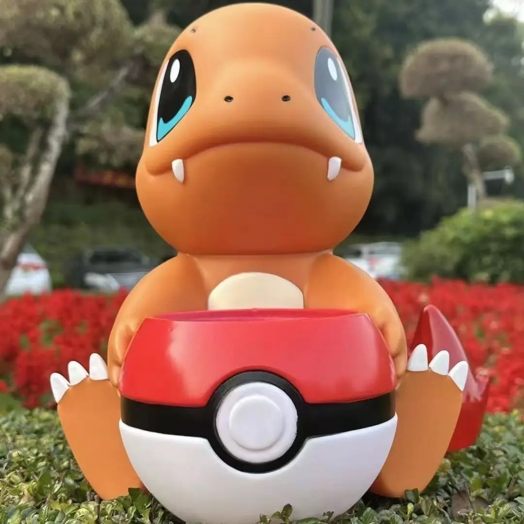 Покемон Пикачу цветочный горшок Charmander Squirtle Bulbasaur фигурка в горшке аниме модель
