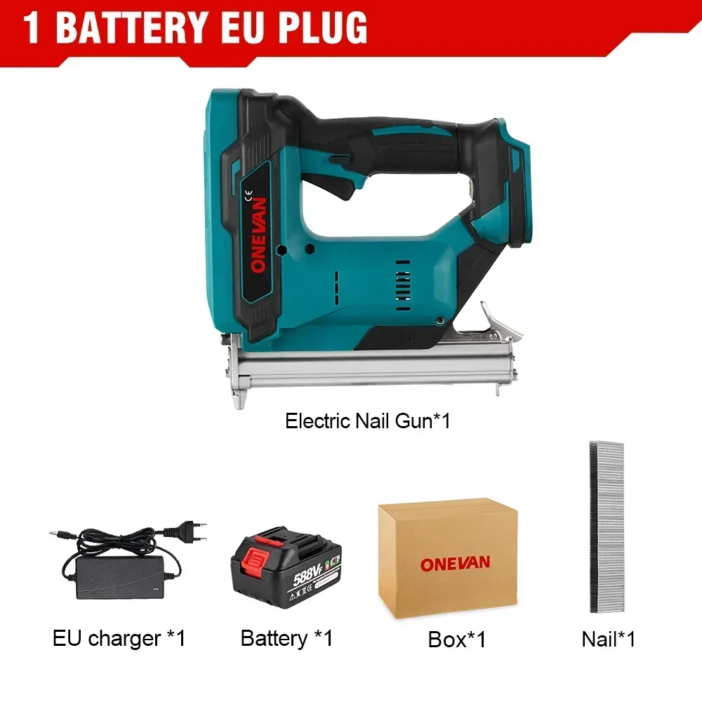 

ONEVAN 2Gears 422J Бесщеточный беспроводной электрогвоздь，гвоздезабивной пистолет электрический