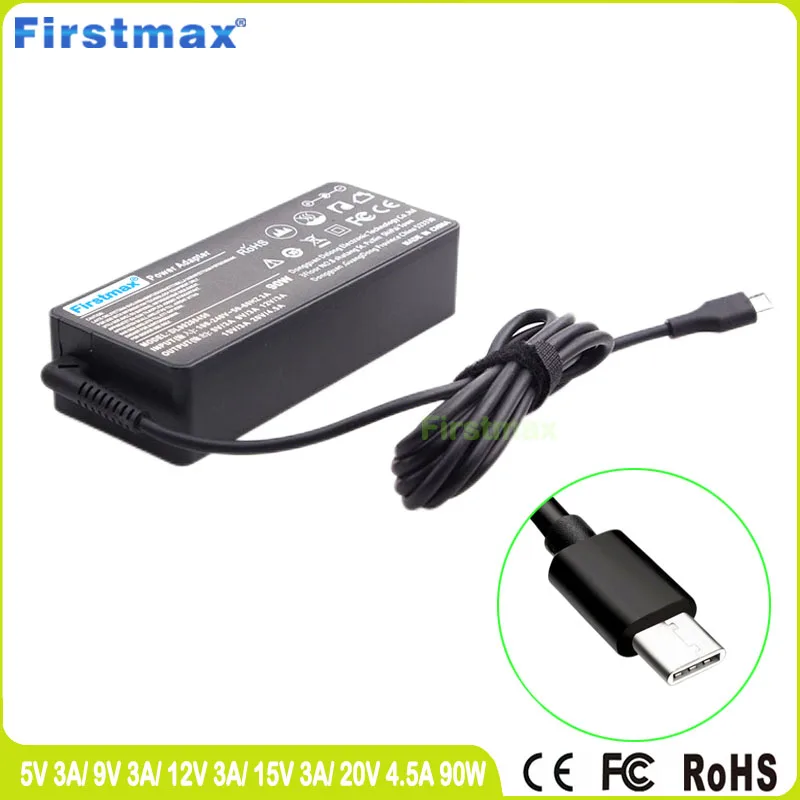 Зарядное устройство USB-C TYPE C 90 Вт для блока питания MSI Prestige 14 A11M A11MT A11SB A11SC MS-14C4 15 A10M