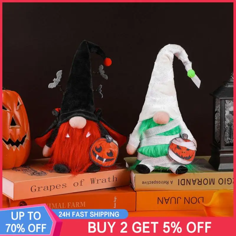 

Dress Up Props Ghost And Funny Striking Photo Props Doll Ornaments High Quality Material Unique Design Vampire Pumpkin Doll