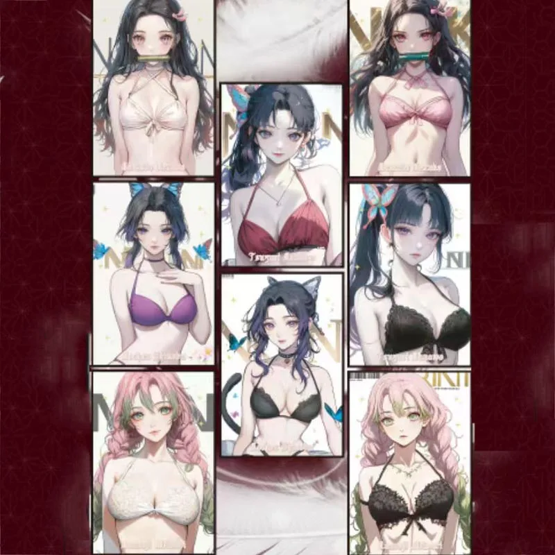 Коллекционные карты Убийца демонов коробка-бустер Waifu медовый стиль