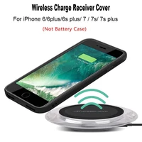 qi wireless charging receiver case for iphone 6 6s6s plus6 plus 77plus wireless charger receiver tpu phone cover black