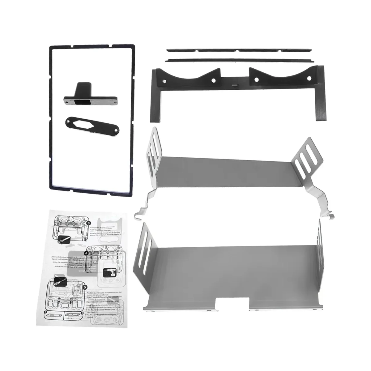 Двойная Din Автомобильная рама для DVD-радио RENAULT LOGAN 2010-2013 LHD 7-дюймовый адаптер CD