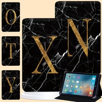 tablet stand case for apple ipad air 1 2 3ipad 7th 8th 5th 6thmini 1 2 3 4 5 blackmarble print smart adjustable leather cover