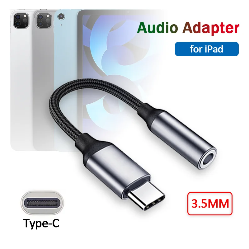 

Кабель-адаптер USB Type-C для iPad Pro 11 3,5 12,9 2020 Air 4 5 Mini 6