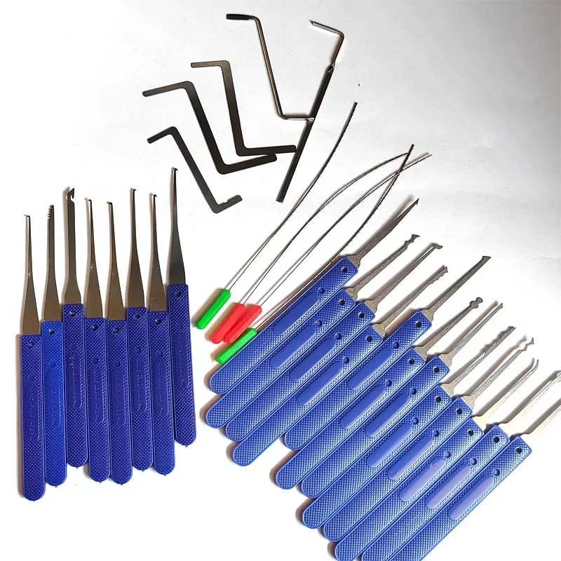 

Набор слесарных инструментов для извлечения 29 в 1, набор инструментов для удаления сломанного ключа с натяжным ключом, инструменты для аварийного использования, наборы Smith