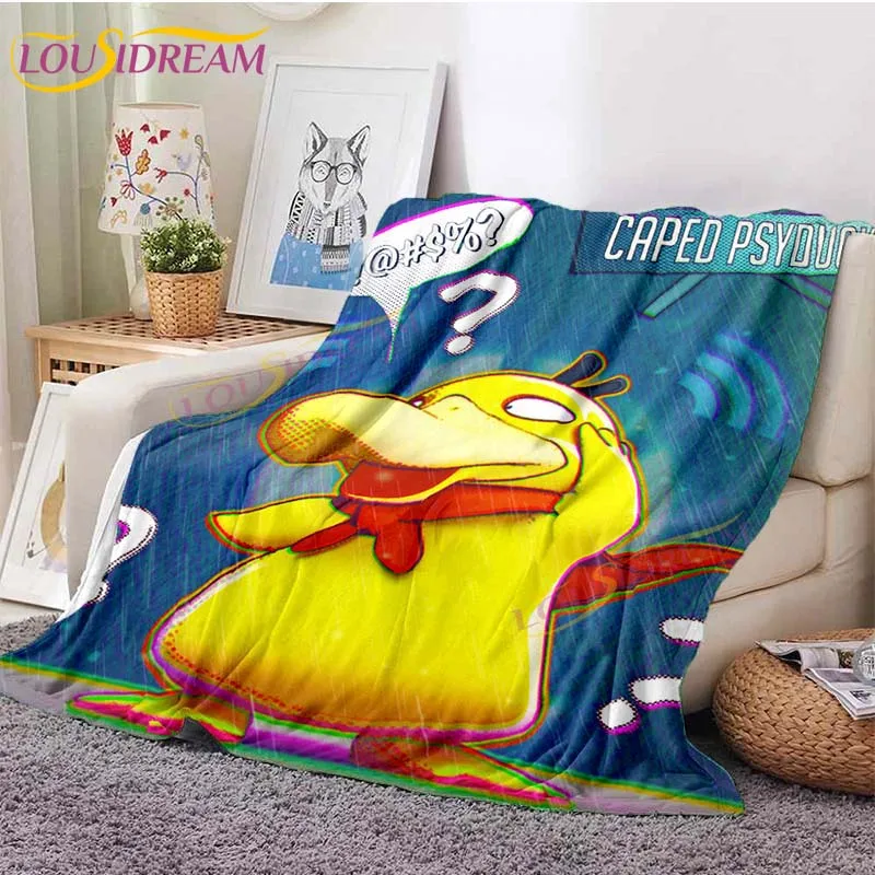 Фланелевое Флисовое одеяло для детей и взрослых мультяшная Милая утка покрывало