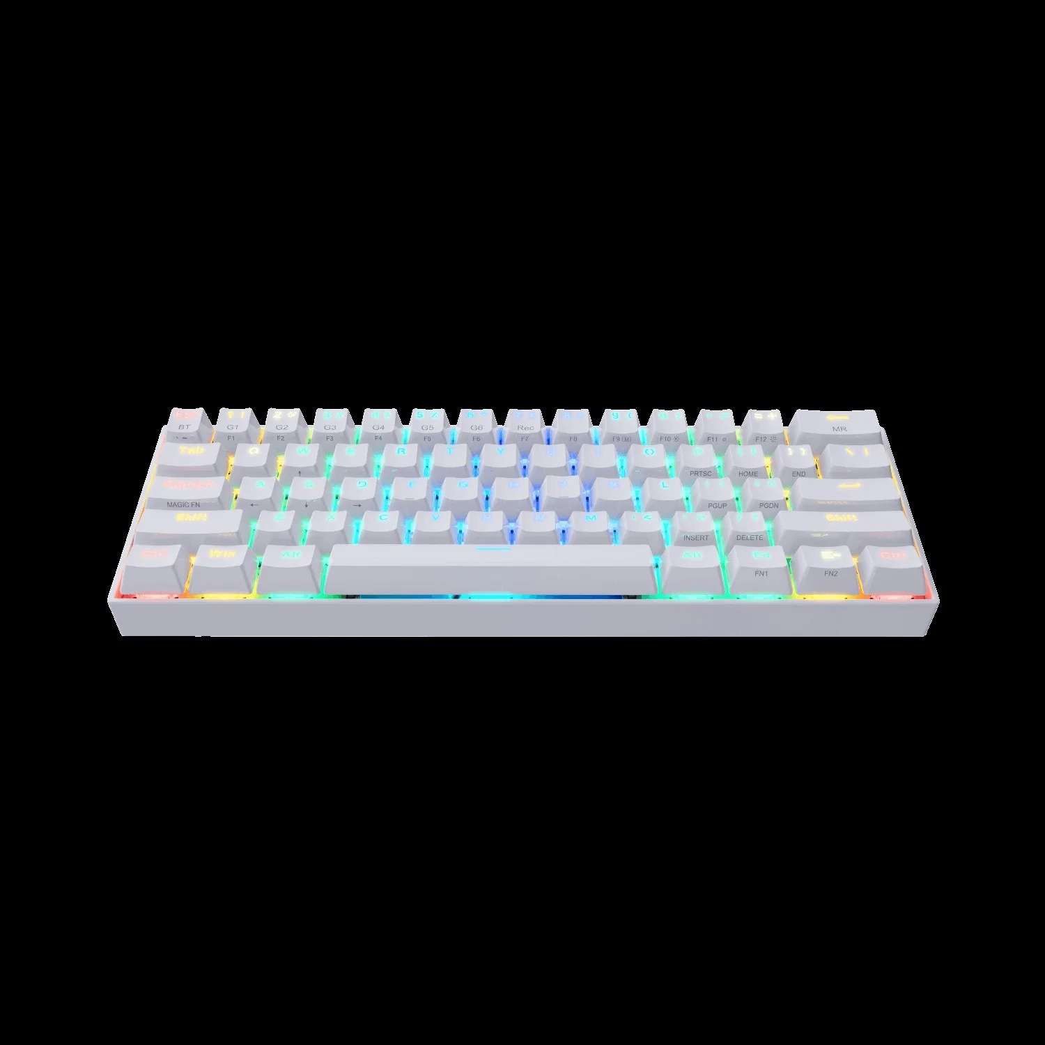 

Компактная Беспроводная механическая клавиатура K530 Draconic 60% RGB с коричневыми переключателями, 16,8 миллионов RGB подсветки для ПК