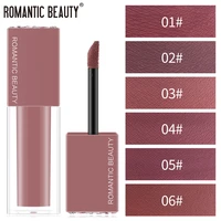 romantic beauty matte lip tint velvet lipstick lip gloss pigment waterproof long lasting 6 colors lip stain for women cosmetics
